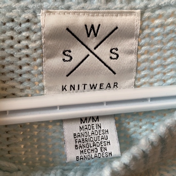 Blue Sweater Dress - Picture 3 of 5